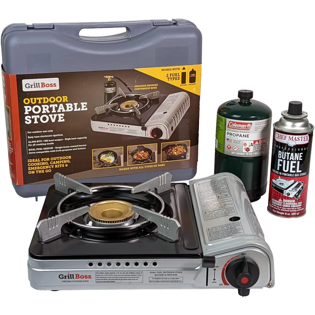 Grill Boss 90057 Dual Fuel Camp Stove