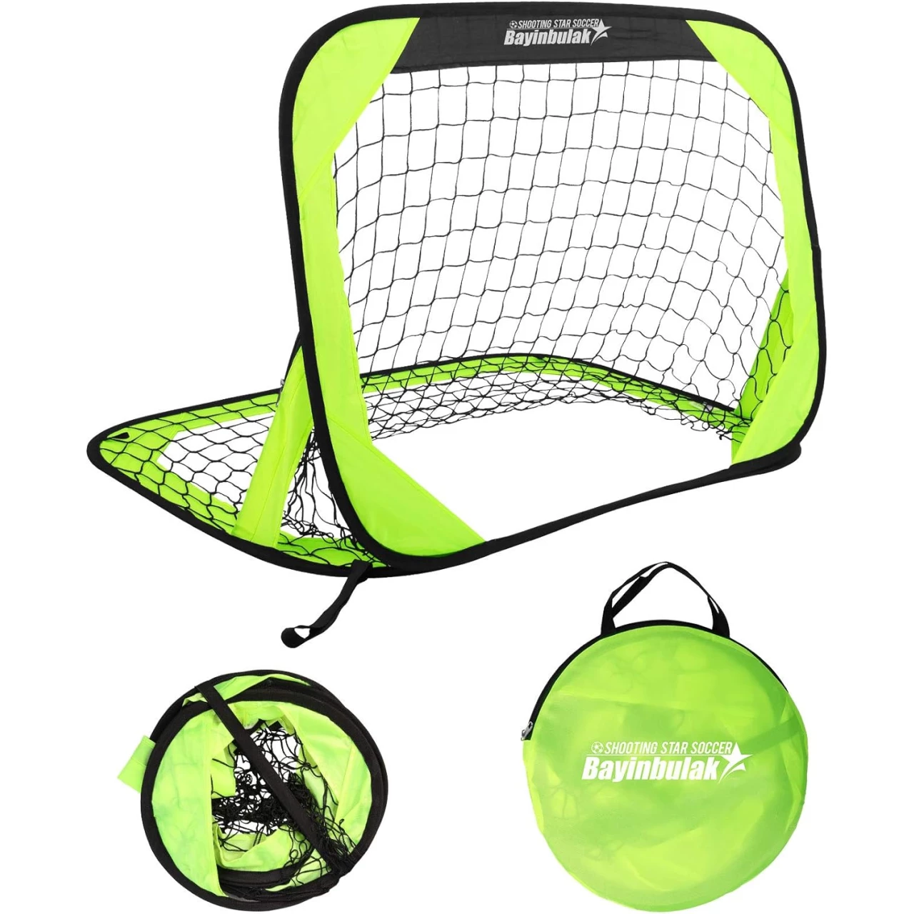 BAYINBULAK Pop Up Soccer Goal Portable Soccer Net for Backyard Training, 1 Pack