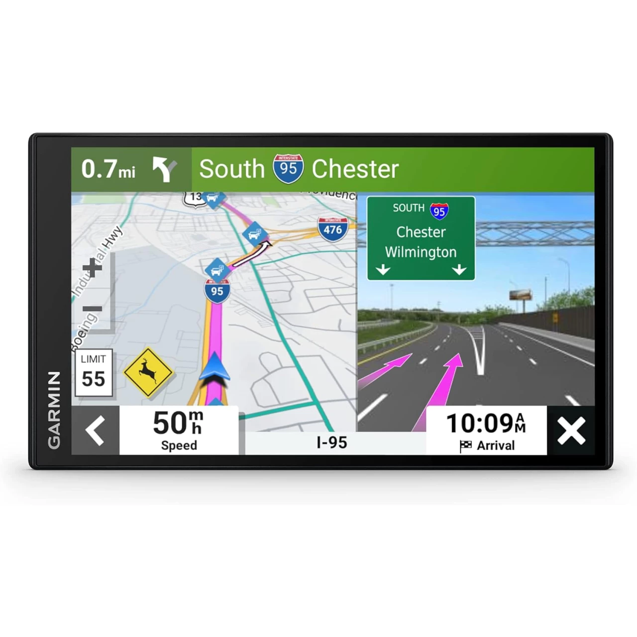 Garmin DriveSmart 76, 7-inch Car GPS Navigator with Bright, Crisp High-resolution Maps and Garmin Voice Assist