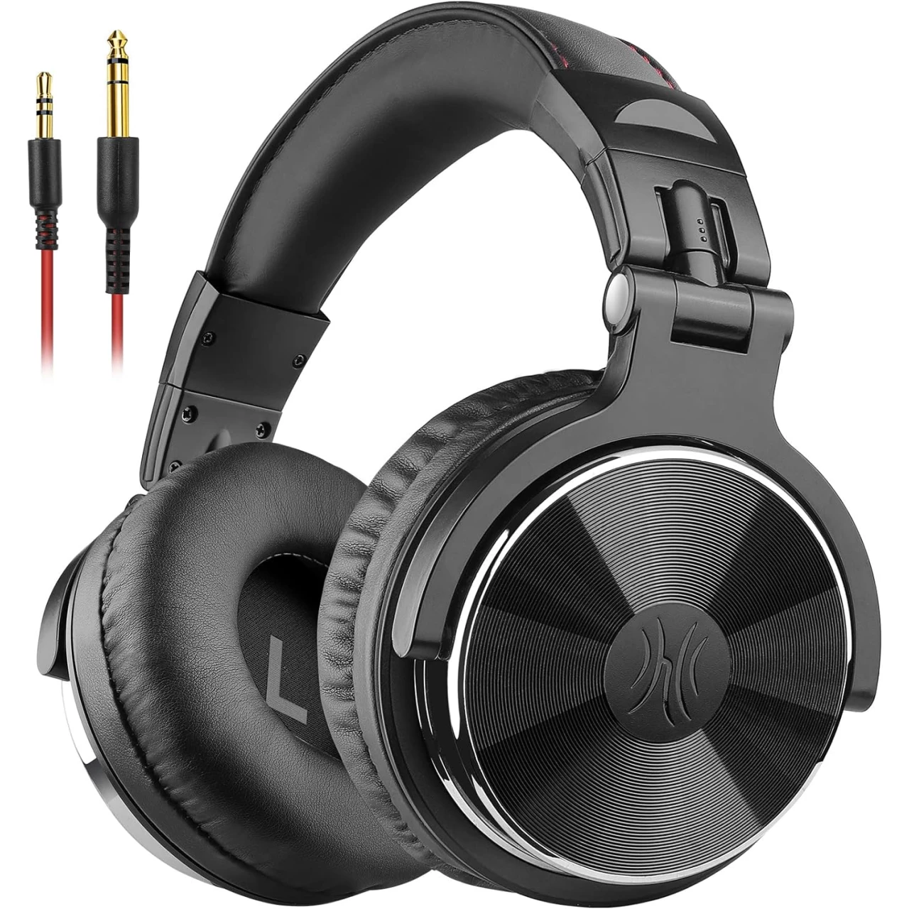 OneOdio Wired Over Ear Headphones - Black