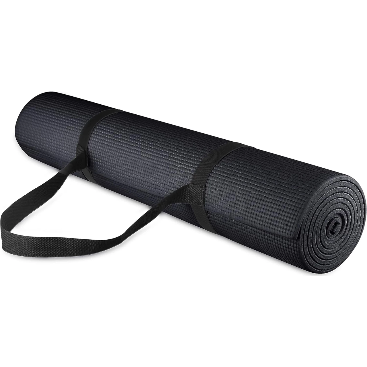 BalanceFrom All Purpose 1/4-Inch High Density Anti-Tear Exercise Yoga Mat with Carrying Strap