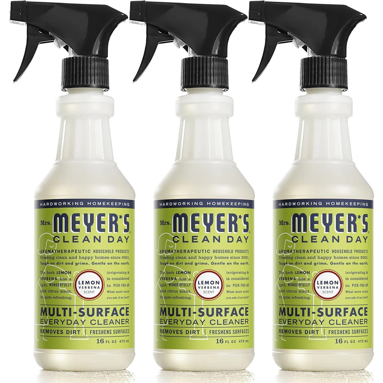 Mrs. Meyer&rsquo;s All-Purpose Cleaner Spray, Lemon Verbena, 16 fl. oz - Pack of 3