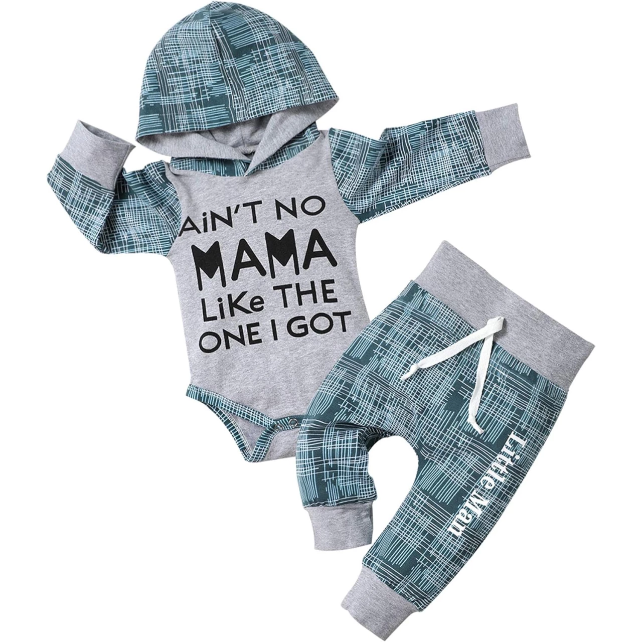 Von kilizo Baby Boy Clothes Long Sleeve Dinosaur Hoodies Sweater Pant Sets