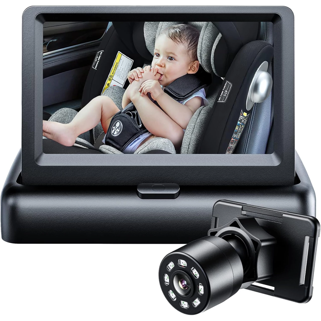 Itomoro Baby Car Mirror, View Infant in Rear Facing Seat with Wide Crystal Clear View