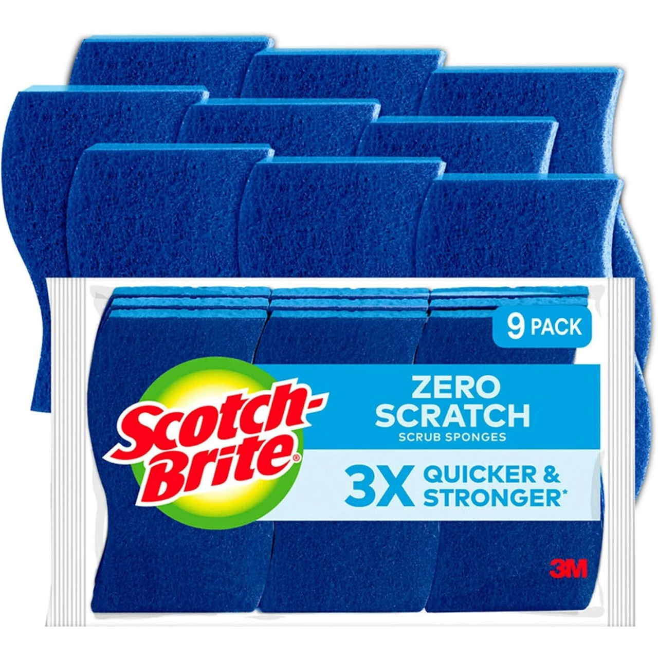 Scotch-Brite Zero Scratch Non-Scratch Scrub Sponges