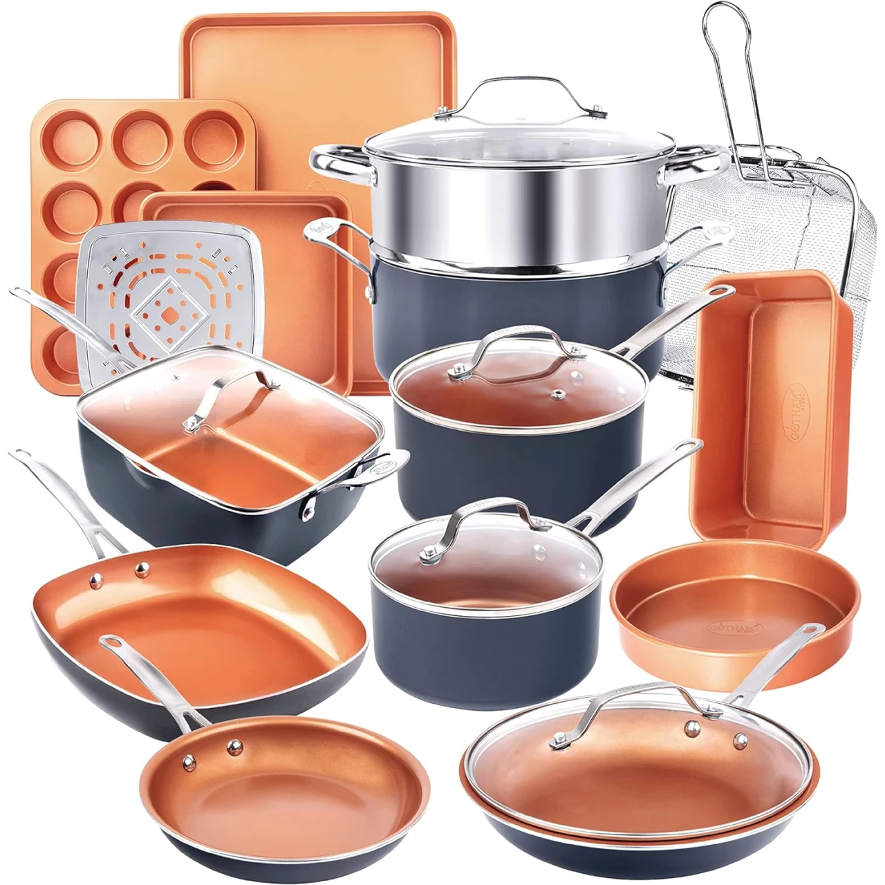 Gotham Steel 20 Pc Pots and Pans Set