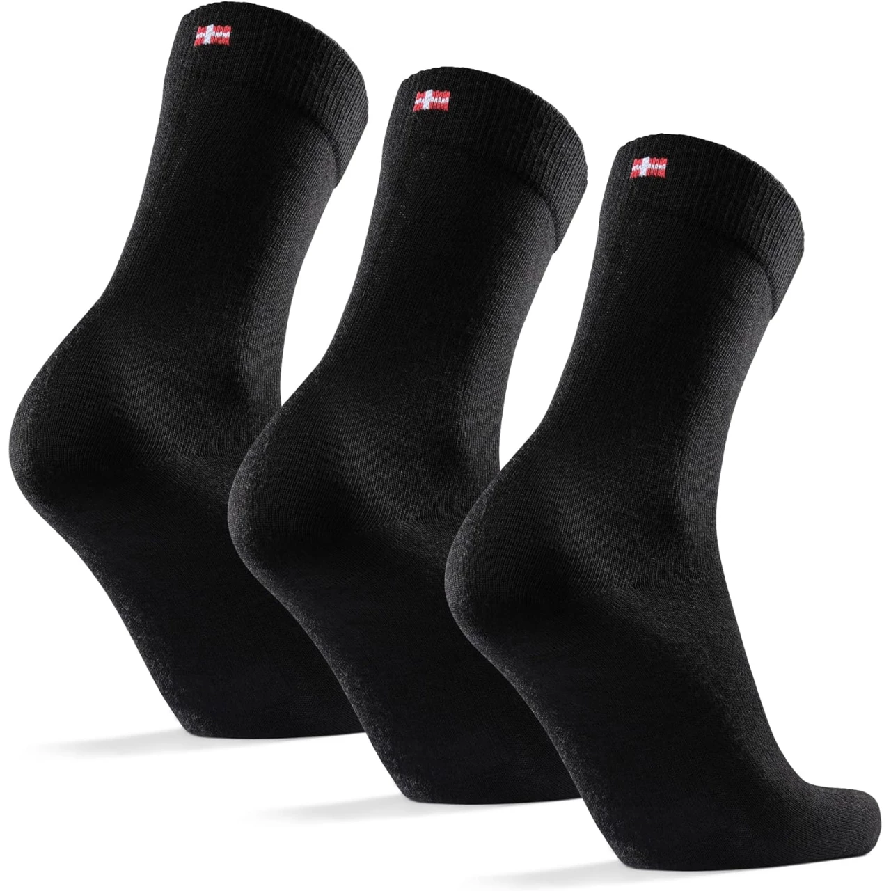 DANISH ENDURANCE 3-Pack Merino Wool Dress Socks