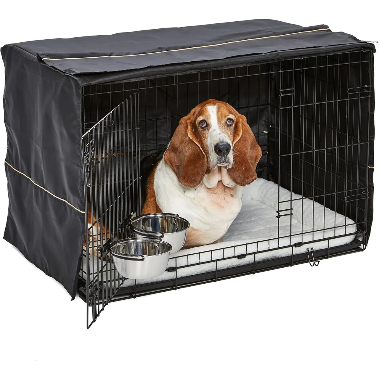 MidWest Homes for Pets iCrate Dog Crate Starter Kit | 36-Inch Dog Crate Kit