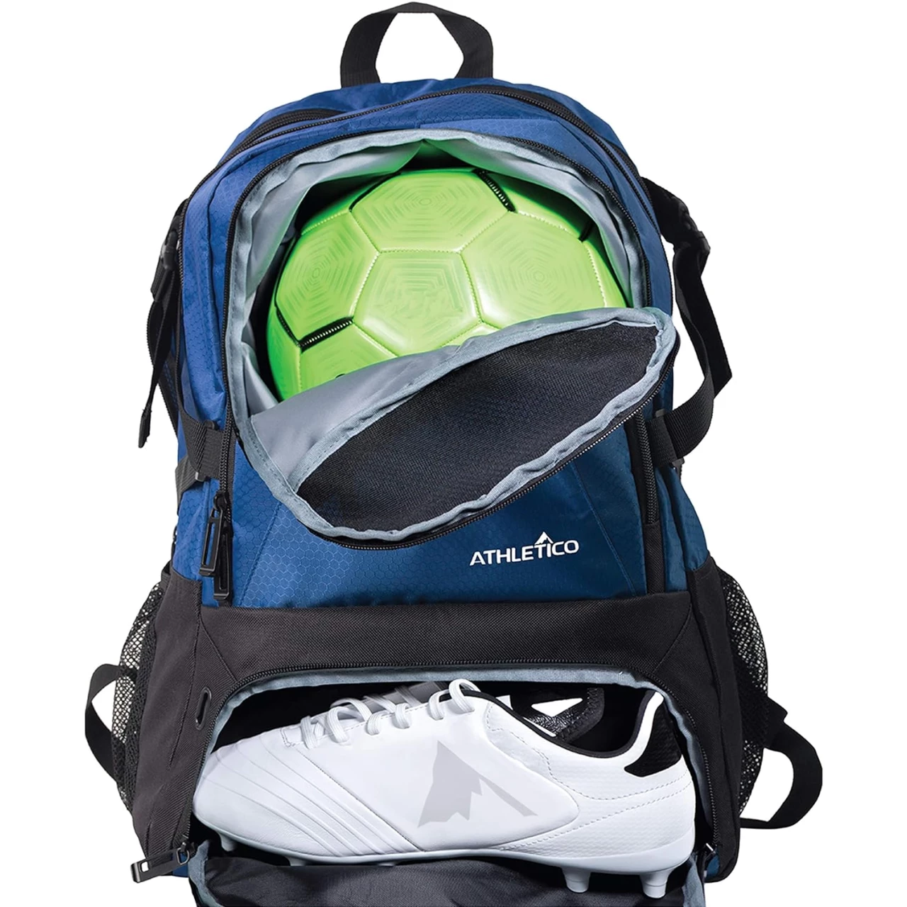 Athletico National Soccer Bag - Backpack for Soccer, Basketball &amp; Football Includes Separate Cleat and Ball Holder