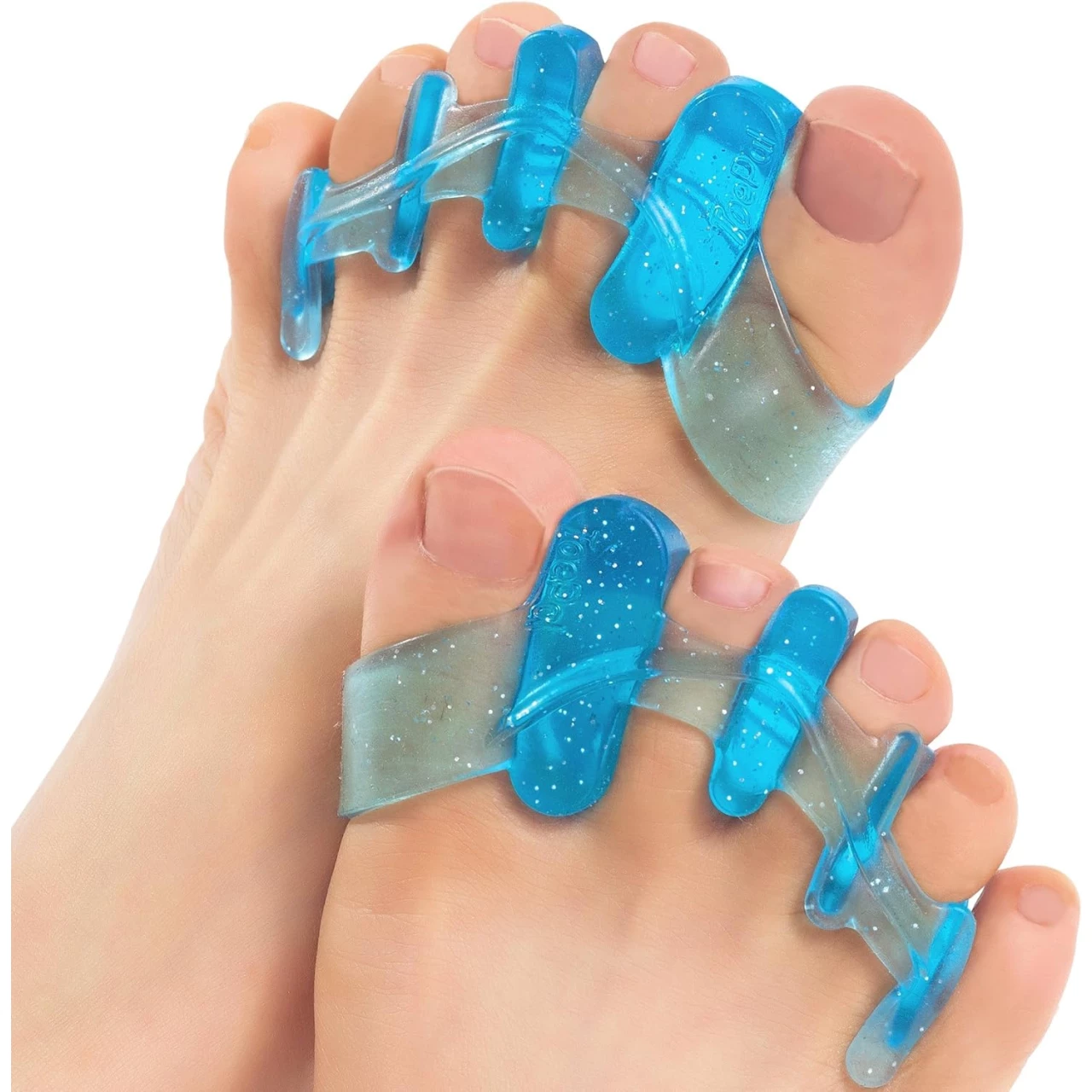 DR. JK- ToePal Gel Toe Separator, Narrow, 1 Pair, Toe Spacers, Toe Straightener, Hammer Toe Straightener, Toe Spreader, Toe Stretcher, Toe Corrector