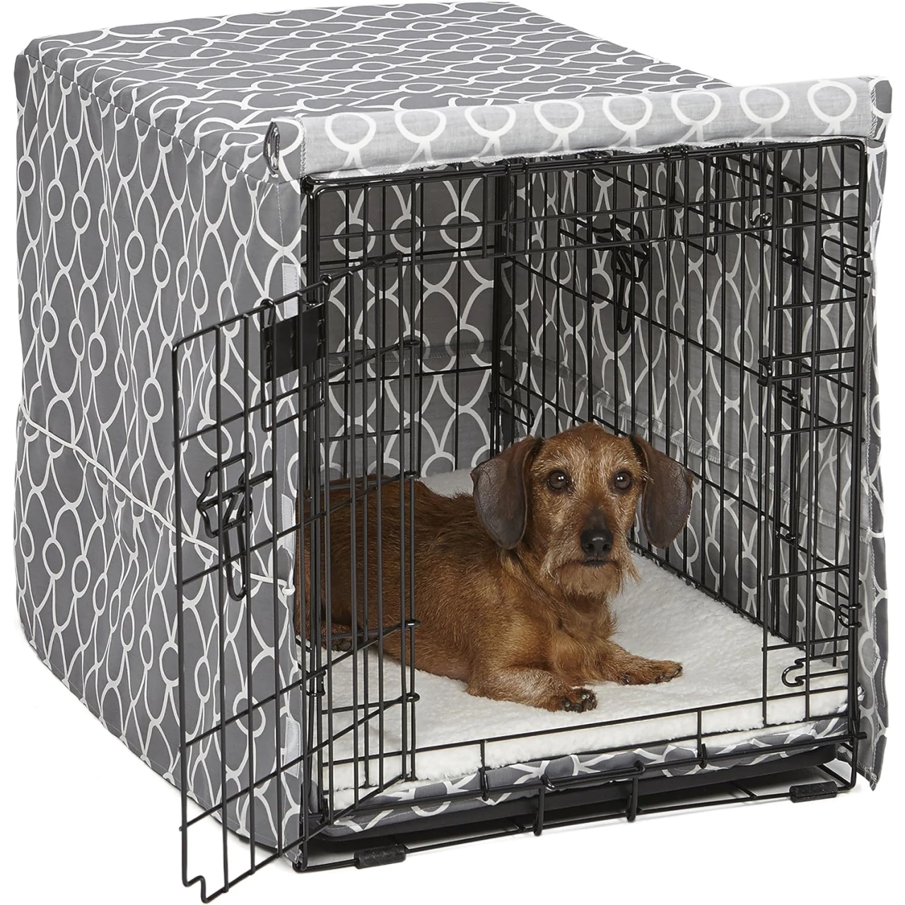 MidWest Homes for Pets Dog Crate Cover, Privacy Dog Crate Cover Fits MidWest Dog Crates, Machine Wash &amp; Dry 30-Inch