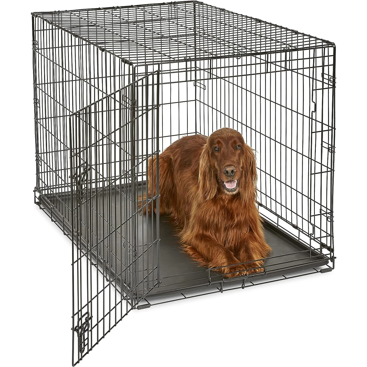 New World Pet Products Newly Enhanced Single &amp; Double Door New World Dog Crate