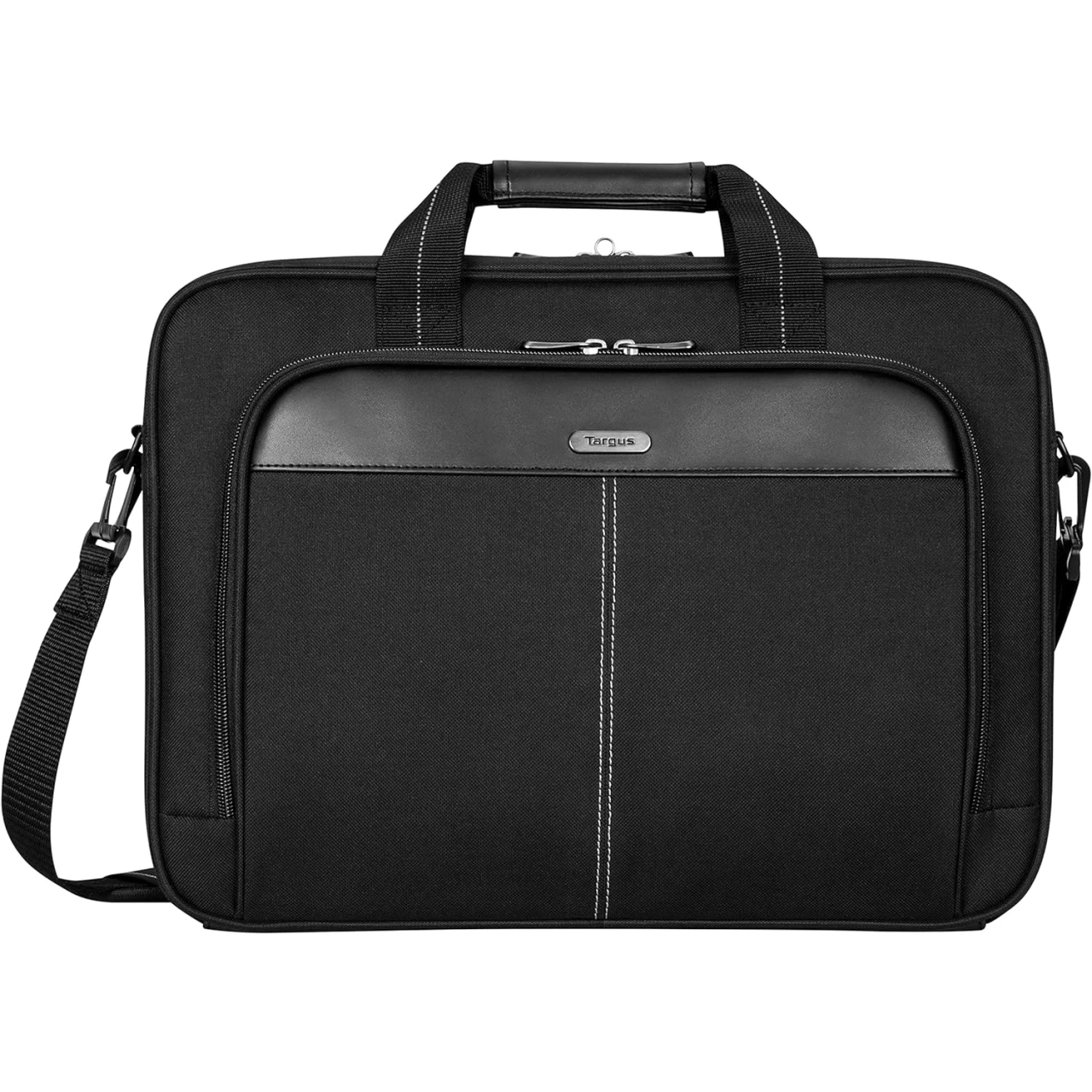 Targus Laptop Bag Classic Slim Briefcase Messenger Bag, Spacious, Ergonomic, Foam Padded Laptop Case