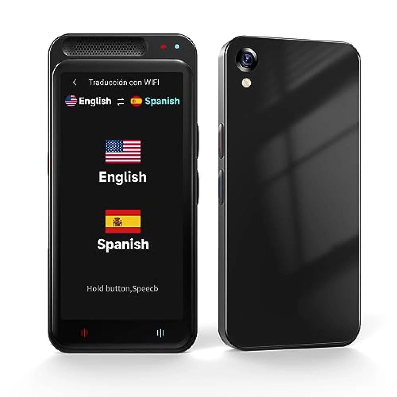 Language Translator Device, Portable Translator Device with 138 Languages &amp; 4.1&quot; Touch Screen, Smart Voice Photo Translator Real Time, Offline Online Translation for Business Learning Travel (Black)