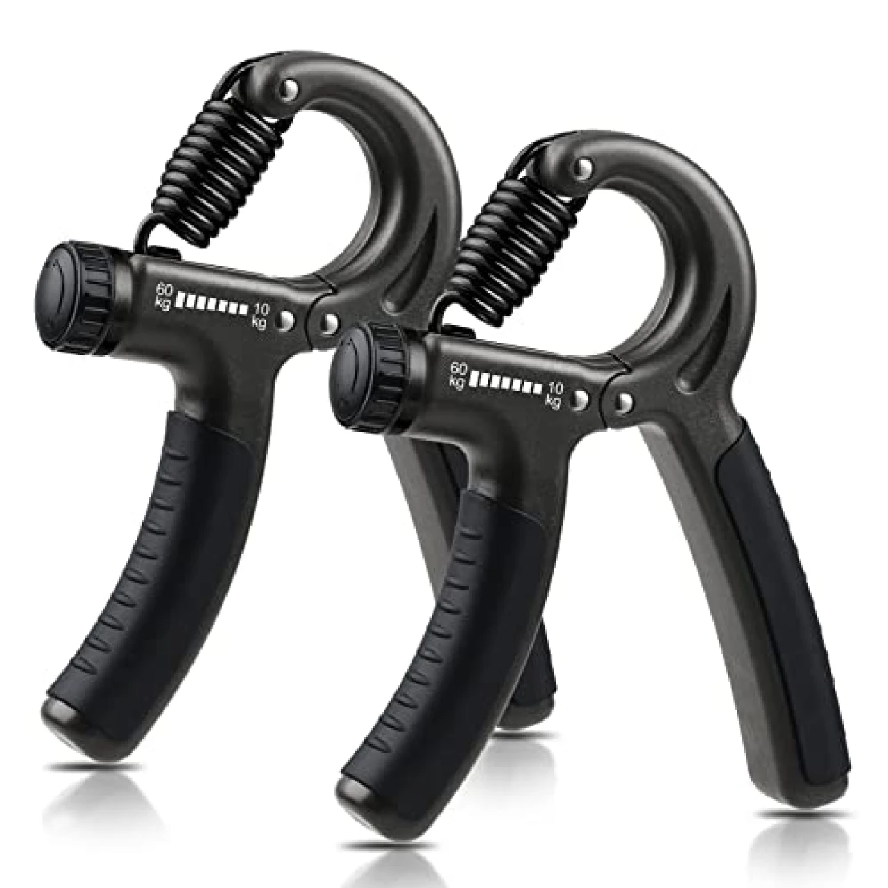 NIYIKOW 2 Pack Grip Strength Trainer, Hand Grip Strengthener, Adjustable Resistance 22-132Lbs (10-60kg), Non-Slip Gripper, Perfect for Musicians Athletes and Hand Injury Recovery