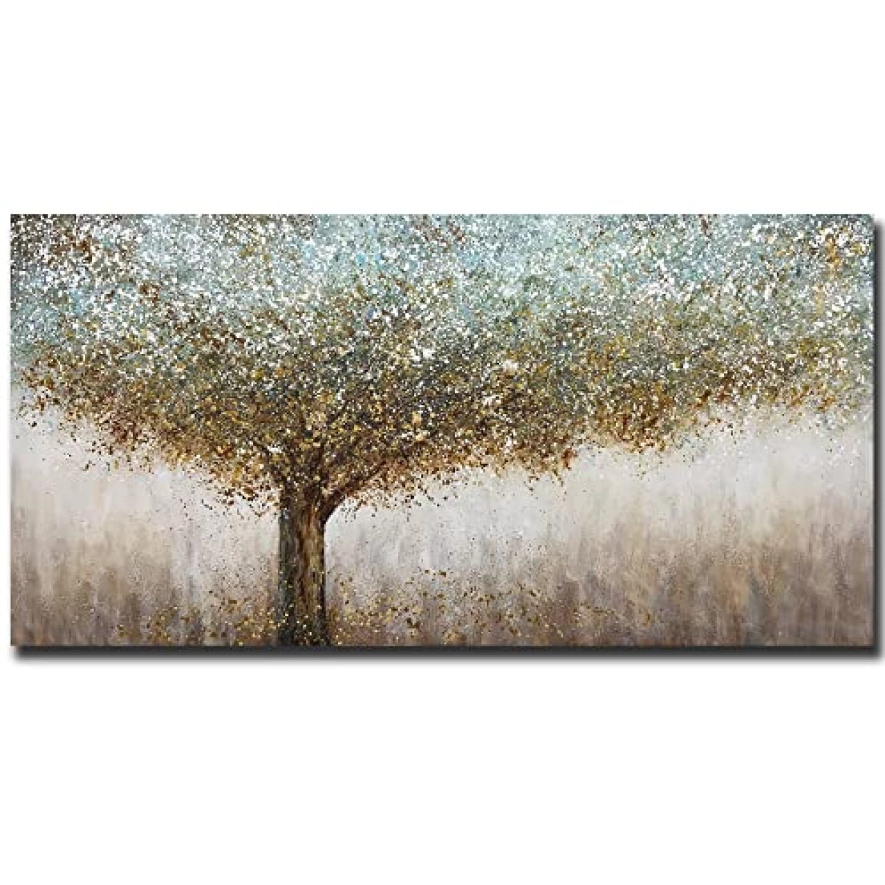 Tiancheng Art 30x60 inch Abstract Canvas Art 100% Hand-Painted Oil Painting Wall Art Pieces Framed Canvas Paintings Contemporary Artwork Decoration