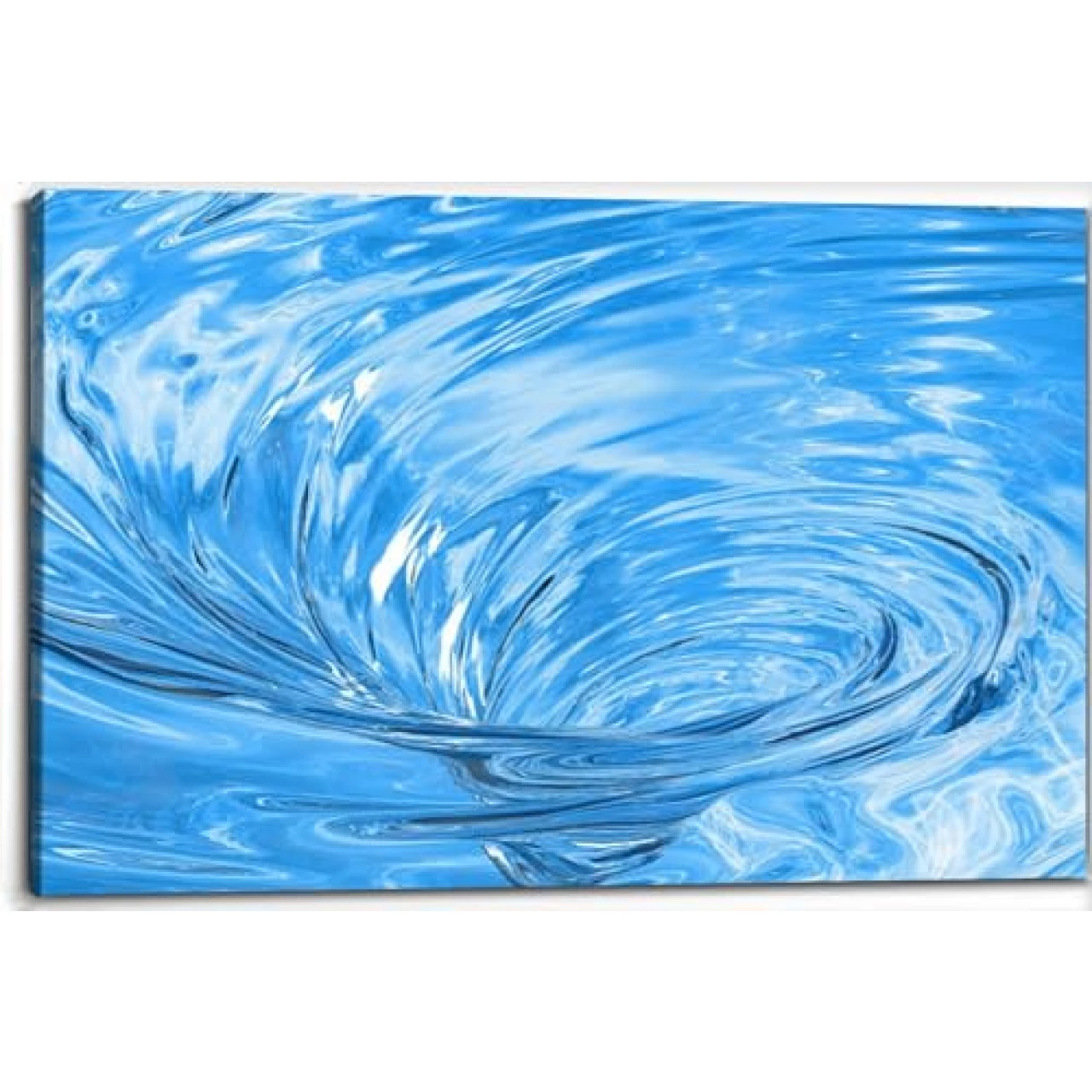 Water Vortex Whirlpool Tornado Sewer Canvas Wall Art Decor Paintings Pictures for Bedroom Wall Decor Above Bed Living Room Wall Decoration Bathroom Office Artwork