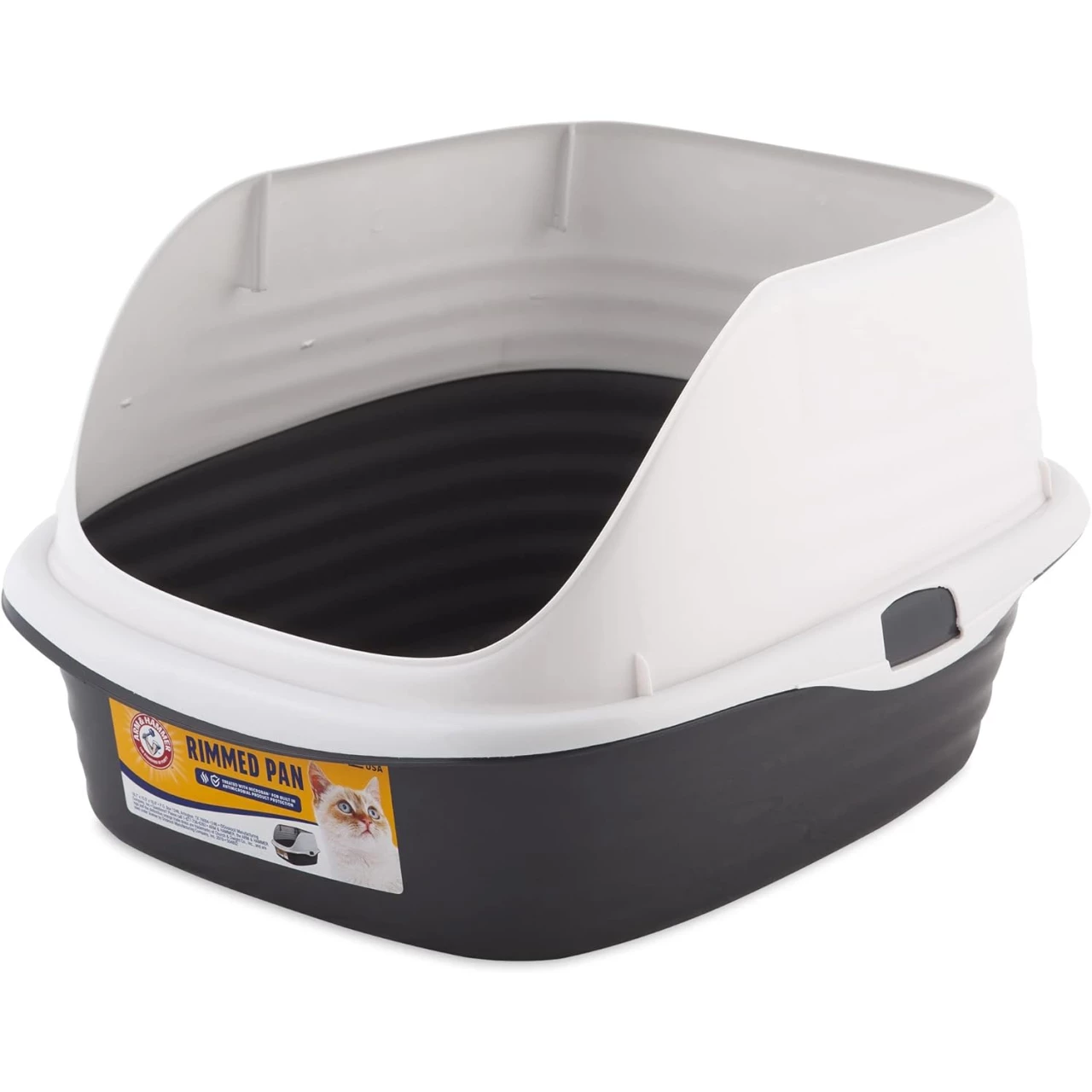 Petmate Arm &amp; Hammer Cat Litter Box with High Sides