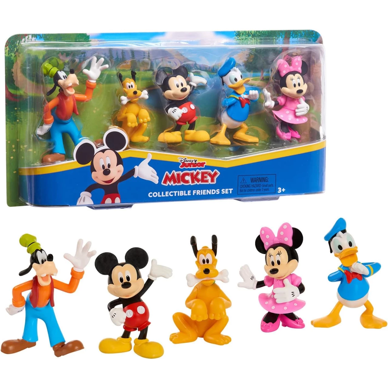 Mickey Mouse Collectible Figure Set, 5 Pack, Officially Licensed Kids Toys for Ages 3 Up, Gifts and Presents by Just Play