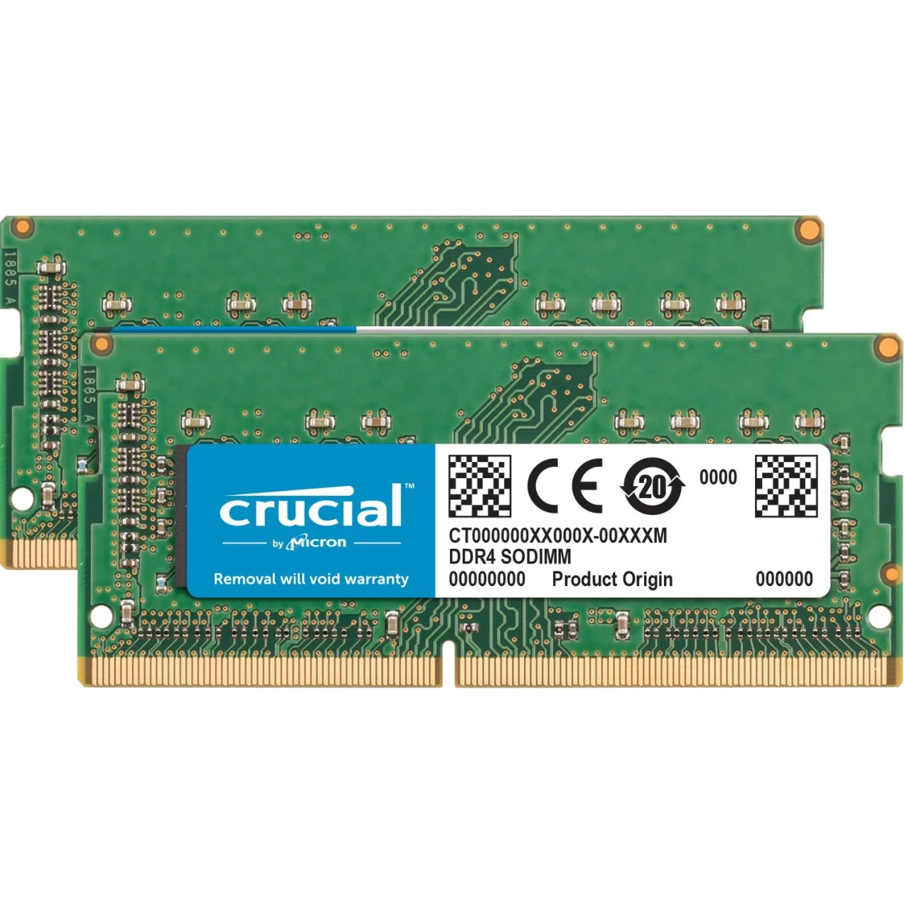 Crucial RAM 64GB Kit (2x32GB) DDR4 3200MHz CL22 Laptop Memory