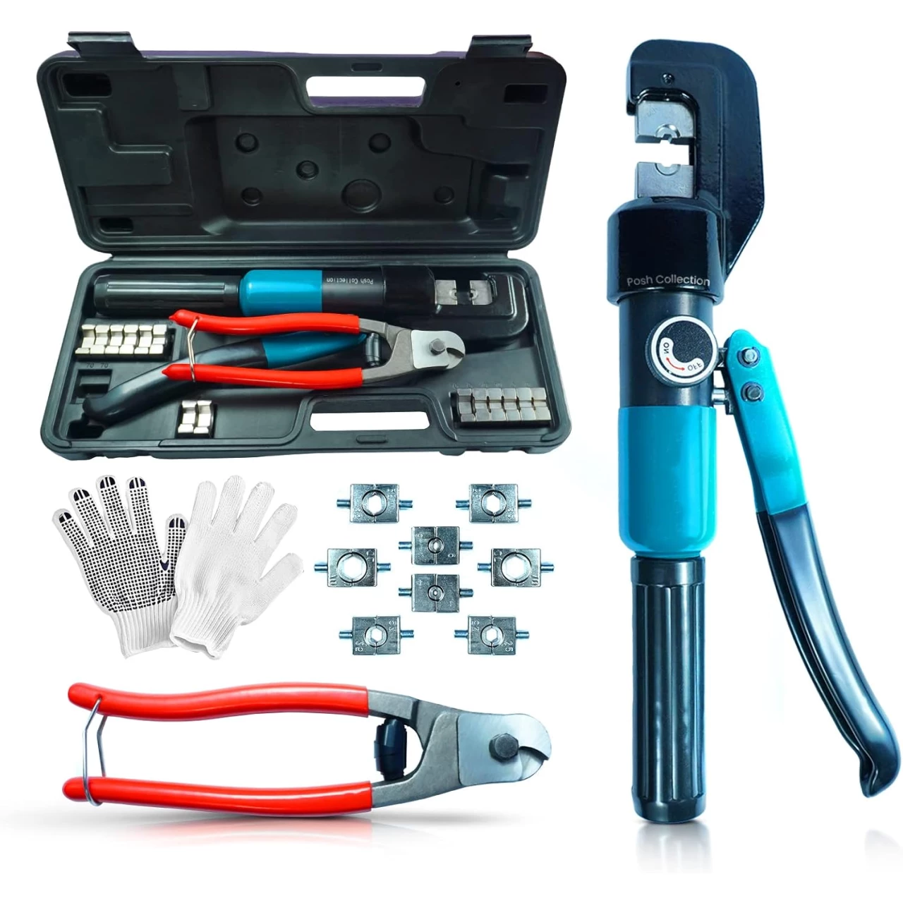 Posh Collection Hydraulic Crimping Tool Set 8T