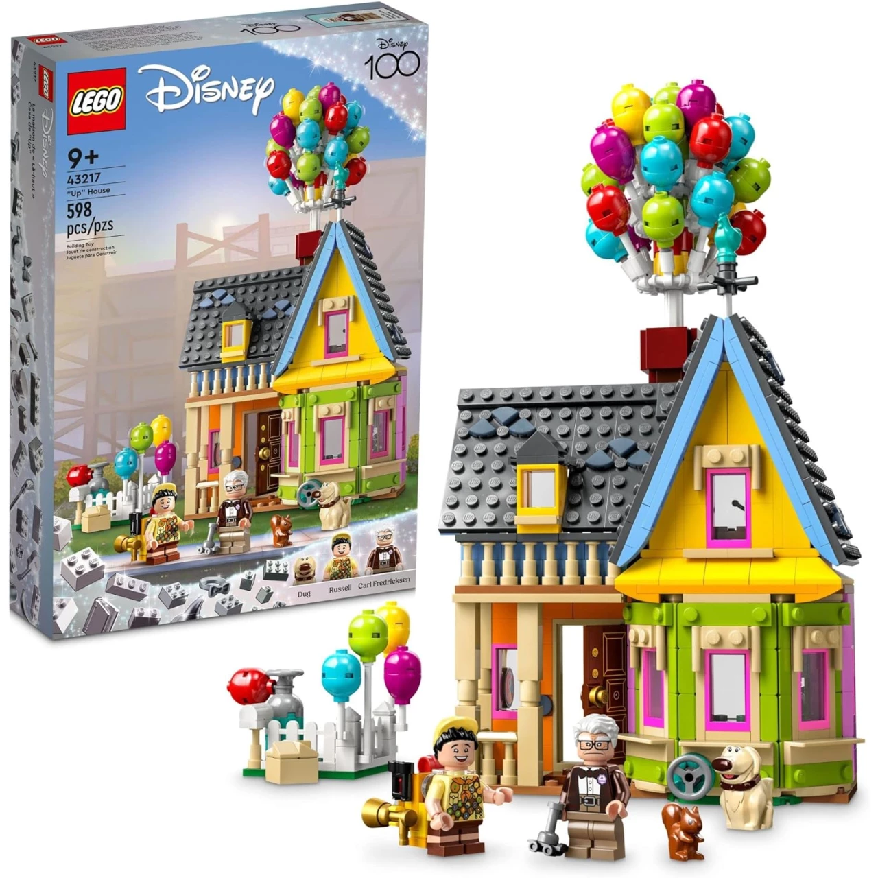 LEGO Disney and Pixar ‘Up’ House 43217 Disney 100 Anniversary Celebration Building Toy